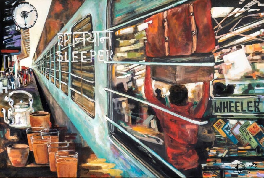 Train Journeys by Nalini Joshi - Contemporary Artist